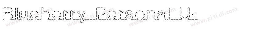 Blueberry Personal U字体转换